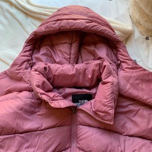 Pink North Face Puffer